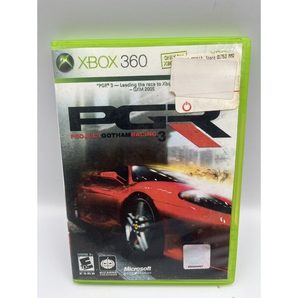 Project Gotham Racing 3 (Xbox 360, 2005) Tested + Working